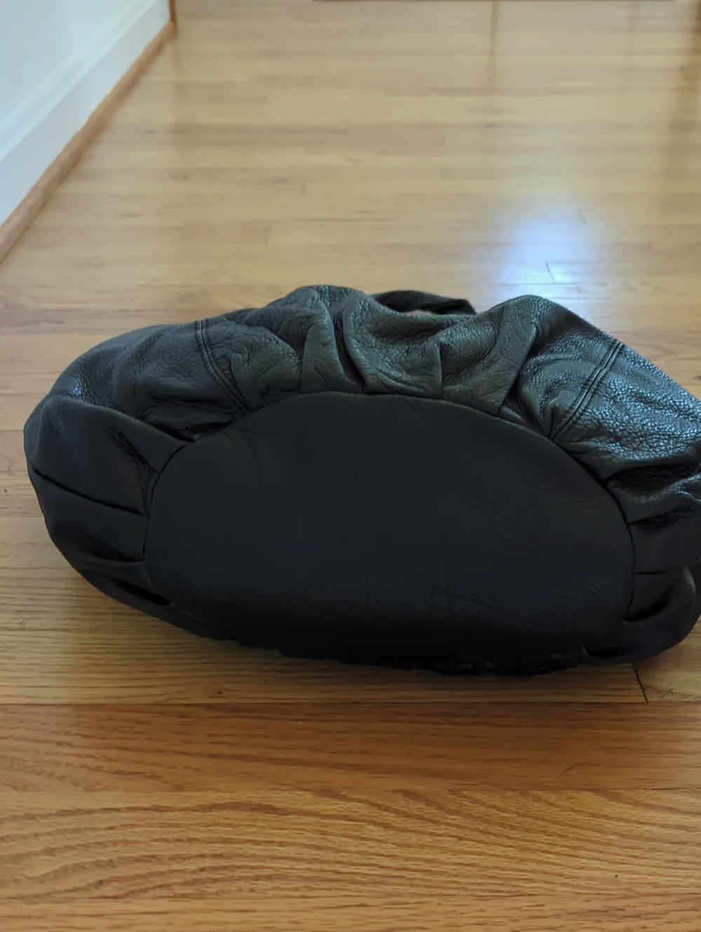 Liebeskin Berlin Black Leather Hobo Bag